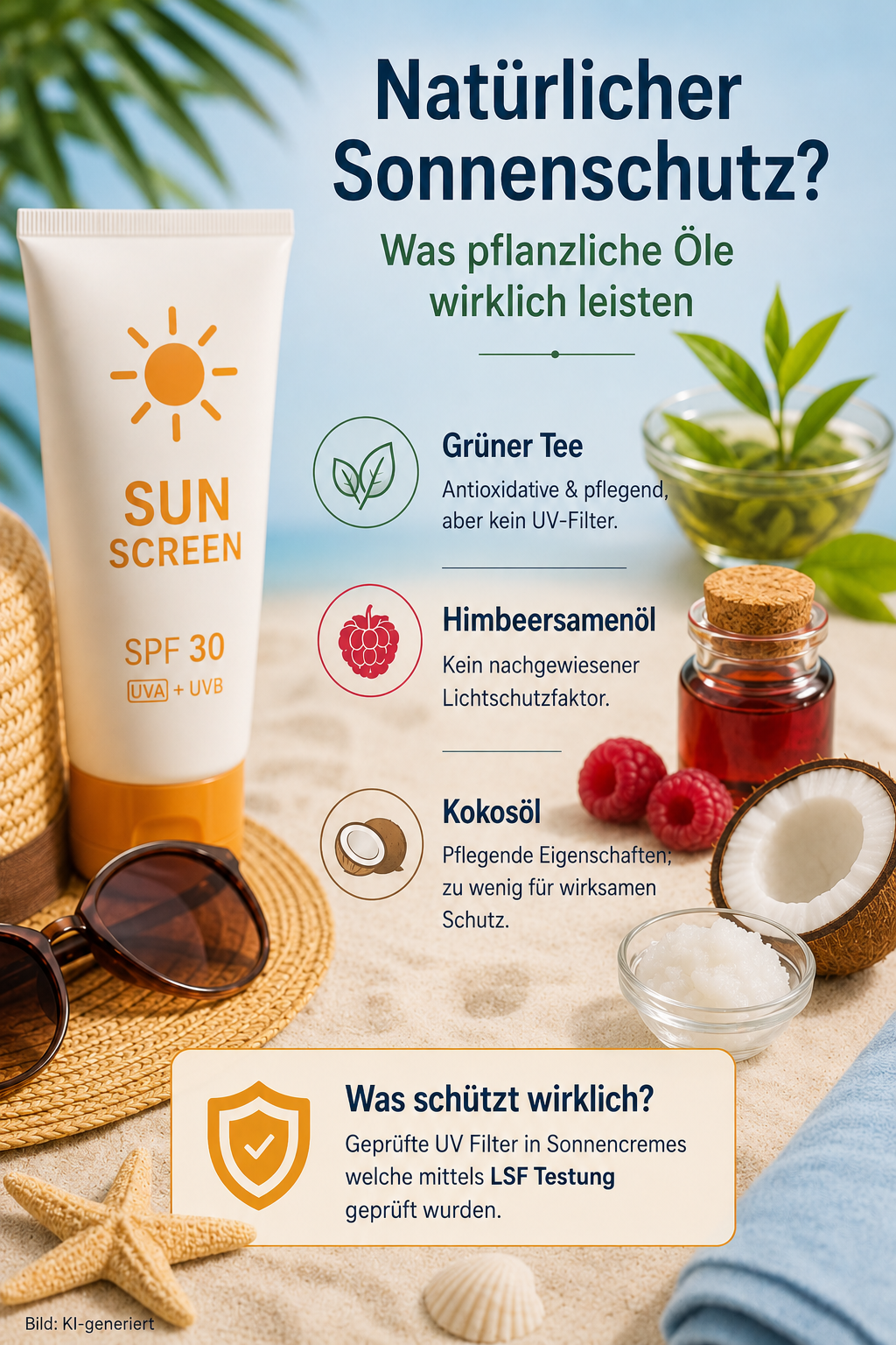Natürlicher Sonnenschutz